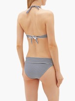 Thumbnail for your product : Melissa Odabash Provence Foldover Striped Bikini Briefs - Navy Stripe