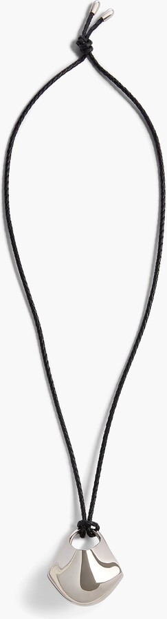 Medium Lotus Pendant in Silver