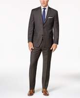 Thumbnail for your product : Michael Kors Michael Kors Men's Big and Tall Classic-Fit Chocolate Brown Plaid Suit