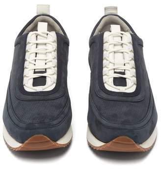 Grenson Sneaker 12 Suede Trainers - Mens - Navy