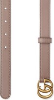 Thumbnail for your product : Gucci Leather Belt With Double G Buckle