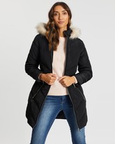 Thumbnail for your product : Dorothy Perkins Long Luxe Padded Jacket