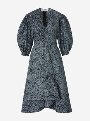 Proenza Schouler Smocked Bustier Midi Dress | INTERMIXÂ®