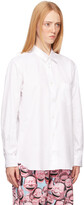 Thumbnail for your product : Comme des Garçons Shirt White Zipper Back Shirt