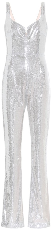 Galvan Galaxy Corset sequined jumpsuit ShopStyle