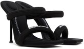 Thumbnail for your product : Alexander Wang Black Padded Julie Heeled Sandals