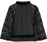 Thumbnail for your product : Tart Collections Lauren Crochet-Paneled Georgette Top
