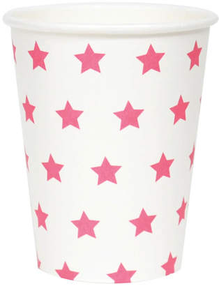 MY LITTLE DAY Fuchsia Star Paper Cups - Pack of 8