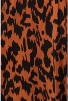 Thumbnail for your product : Quiz Curve Animal Print Short Sleeve Wrap Dress - Brown