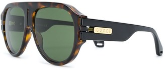 Gucci GG0665S aviator-frame sunglasses