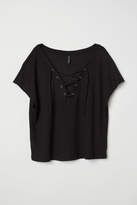 Thumbnail for your product : H&M Top with lacing