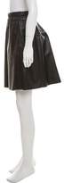 Thumbnail for your product : Derek Lam 10 Crosby Vegan Leather Knee-Length Skirt w/ Tags