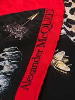 Thumbnail for your product : Alexander McQueen Leopard Print Motif Scarf