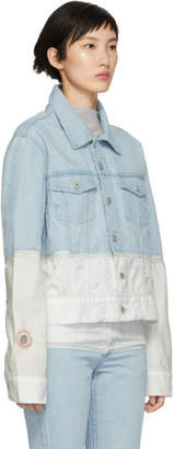 Off-White Kanghyuk Blue and Airbag Denim Jacket