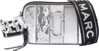Marc Jacobs Snapshot Metallic Snake-Print Camera Crossbody Bag