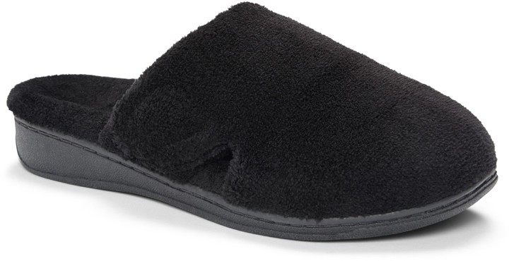 Vionic Womens Indulge Gemma Black Terry Mule Slippers Size 7 (1375848) 616542058692 | eBay