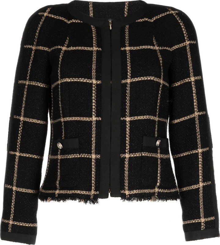 CHANEL Pre-Owned 2004 Classic Collar Tweed Jacket - Farfetch