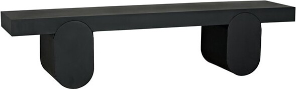 Noir Evora Coffee Table in Black