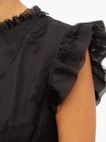 Thumbnail for your product : Brock Collection Patricia Ruffled Guipure-lace Dress - Black