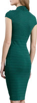Thumbnail for your product : Catherine Malandrino Pointelle-Knit Cap-Sleeve Dress
