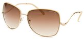 Thumbnail for your product : Kenneth Cole Reaction Women's Square Gold Sunglasses