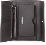 Thumbnail for your product : Ferragamo Double Gancio Continental Wallet, Black (Nero)