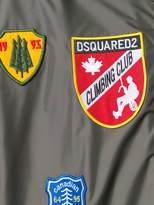Thumbnail for your product : DSQUARED2 x K-Way patch military duffle coat