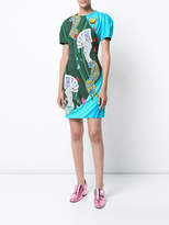 Thumbnail for your product : Mary Katrantzou card print T-shirt dress