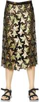 Marc Jacobs Sequin Embroidered Cotton Guipure Skirt
