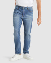 Thumbnail for your product : Jeanswest Men's Blue Jeans - Raleigh Slim Tapered Knit Jeans