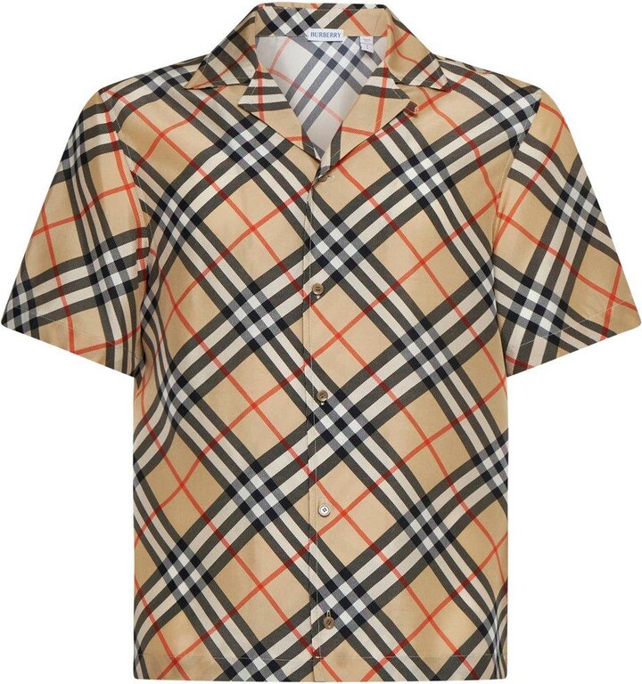 Burberry Nova Check Short Sleeved Shirt