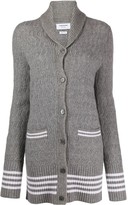 Thumbnail for your product : Thom Browne Shawl Collar Cashmere Cardigan