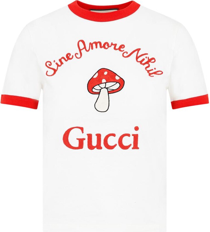 Gucci Off-White Disney Edition 'Amor' Donald Duck T-Shirt for Women
