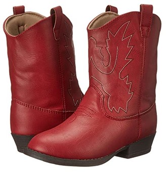 Baby Deer Western Boot (Infant/Toddler/Little Kid) (Red) Cowboy Boots