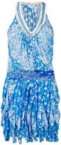Thumbnail for your product : Poupette St Barth floral print ruffled dress