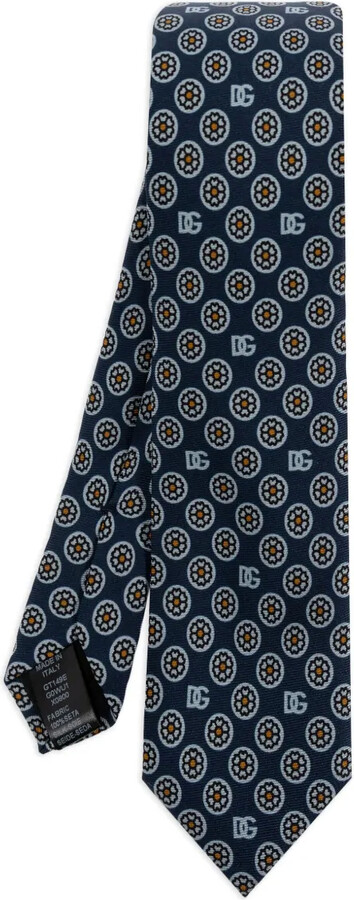 Dolce & Gabbana Floral-Jacquard Tie