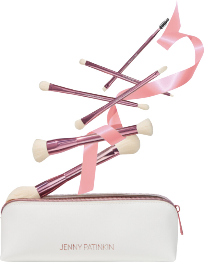 Jenny Patinkin Sustainable Luxury Dual-Ended Makeup Brush Set | 12-in-1 Vegan Brushes