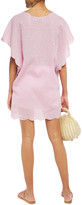 Thumbnail for your product : Marysia Swim Shelter Island Scalloped Crocheted Cotton Tunic