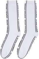 Thumbnail for your product : Opening Ceremony White Jacquard Logo Socks