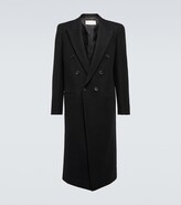 Thumbnail for your product : Saint Laurent Double-breasted wool-blend overcoat