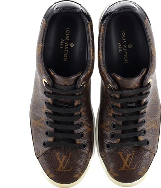Louis Vuitton Brown Monogram Canvas and Patent Leather Frontrow