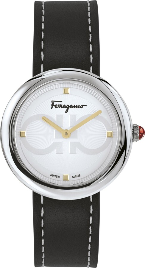 Ferragamo Chic Leather Watch