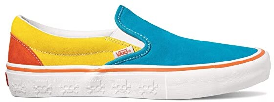 multi colored vans shoes