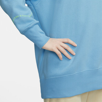 Nike Women's Sportswear Phoenix Fleece Oversized Sweatshirt in Blue -  ShopStyle