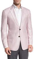 Thumbnail for your product : Armani Collezioni Melange Two-Button Sport Coat, Pink