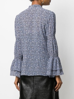 MICHAEL Michael Kors Micro-Floral Print Shirt