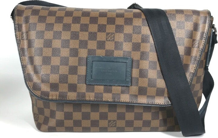 Louis Vuitton Brown Damier Canvas Messenger Bag Shoulder Bag (Pre-Owned)