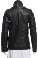 Thumbnail for your product : Alexander Wang Leather Button-Up Jacket