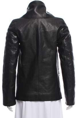 Alexander Wang Leather Button-Up Jacket