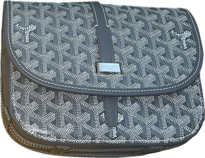 Goyard Belvedere 2 MM Grey  Bags, Goyard bag, Leather crossbody